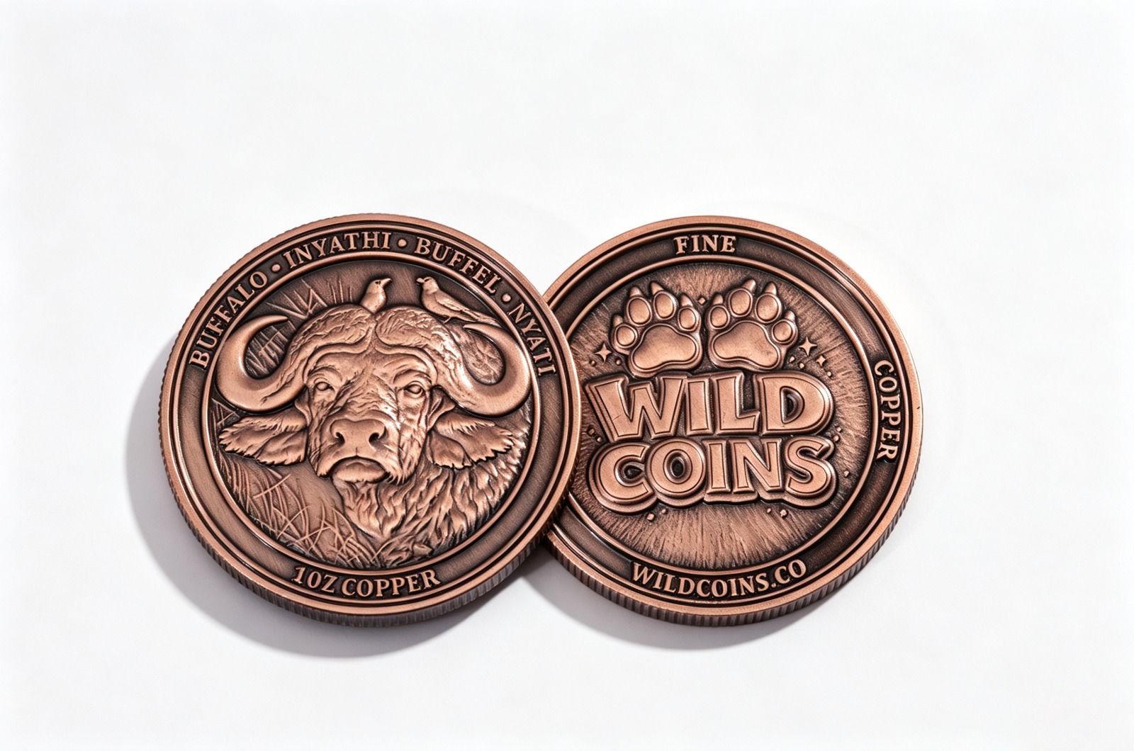 Buffalo Medallion front and back